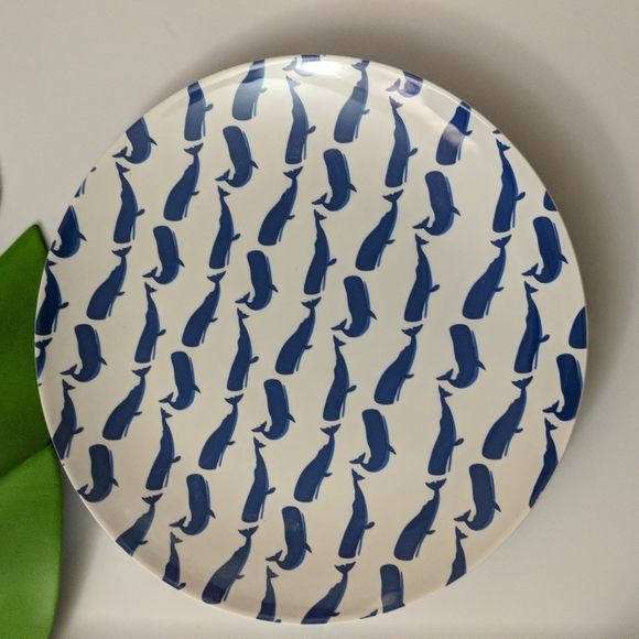 Sigrid Olsen Fish Melamine Side 4 Plates Nautical Beach Print - Picture 7 of 7